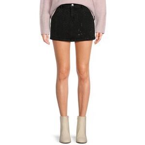 GB Bedazzled Mini Skirt size L